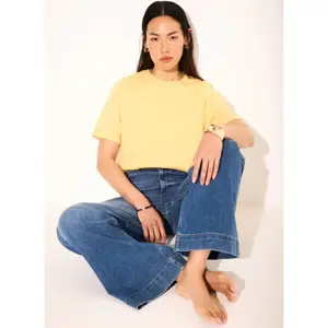 Mint Velvet Yellow Cotton Ultimate T-Shirt